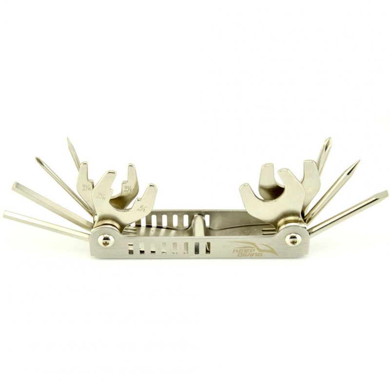 13 in 1 Multi Tool for Repairing Stainless Steel Adjusting Scuba Diving Diver Regulator Tools