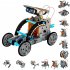 13 in 1 Science Solar Robot Kit For Kids STEM DIY Solar Powered Building Blocks Educational Toys For Boys Girls grey