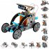13 in 1 Science Solar Robot Kit For Kids STEM DIY Solar Powered Building Blocks Educational Toys For Boys Girls grey