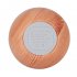 130ML USB Diffuser Silent Aroma Essential Oil Diffuser Ultrasonic Cool Mist Humidifier with LED Night Light for Home Office Dark wood grain