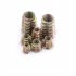 130pcs Nut Hexagonal Driver Head M4 M10 Galvanized Furniture Nut Accessories Set With Storage Box For Home Decoration as shown