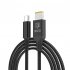 135w Pd Fast Charging Adapter Type c To Square Port Charger Cord Portable Notebook Computer Charging Cable 2 meters black