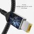 135w Pd Fast Charging Adapter Type c To Square Port Charger Cord Portable Notebook Computer Charging Cable 2 meters black