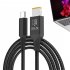 135w Pd Fast Charging Adapter Type c To Square Port Charger Cord Portable Notebook Computer Charging Cable 2 meters black
