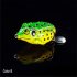 13G Paillette Simulate Frog Bait Fishing Lures Artificial Bait Tackle Accessories Green back yellow body B
