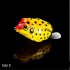 13G Paillette Simulate Frog Bait Fishing Lures Artificial Bait Tackle Accessories Blue Head Yellow Body A