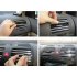 13M Moulding Trim Strip Car Door Edge Protector Cover Outlet Vent Car Decorative Strips Black   Silver