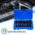13Pcs Bolt Nut Extractor Set 3 8  Square Drive Nut Remover Socket Tool Wheel Lock Removal Kit For Damaged Frozen Studs Bolts Nuts Screws blue box