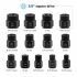 13Pcs Bolt Nut Extractor Set 3 8  Square Drive Nut Remover Socket Tool Wheel Lock Removal Kit For Damaged Frozen Studs Bolts Nuts Screws blue box