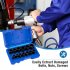 13Pcs Bolt Nut Extractor Set 3 8  Square Drive Nut Remover Socket Tool Wheel Lock Removal Kit For Damaged Frozen Studs Bolts Nuts Screws blue box