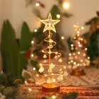13inch 27 LEDs Crystal Christmas Tree Lamp High Brightness Energy-saving Battery Operated Night Light For Home Party Wedding warm white