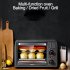 13l Electric  Oven Multi function Baking Pan Rack With Timer Oven For Home Kitchen black EU plug