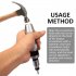 13pcs Impact Screwdriver Bit Set Hammer Screwdriver With Detachable Head Non slip Adjustable Handle Wear resistant Hammer Impact Screwdriver Impact screwdriver 