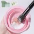 13pcs Makeup Brushes Kit With Wood Handle Foundation Eyeshadow Brush Makeup Sponge Set Beauty Tools With Storage Bag Cyan  8 Makeup Spong