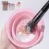 13pcs Makeup Brushes Kit With Wood Handle Foundation Eyeshadow Brush Makeup Sponge Set Beauty Tools With Storage Bag Cyan  4 Makeup Spong