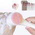 13pcs Makeup Brushes Kit With Wood Handle Foundation Eyeshadow Brush Makeup Sponge Set Beauty Tools With Storage Bag Latte  8Makeup Spong