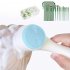 13pcs Makeup Brushes Kit With Wood Handle Foundation Eyeshadow Brush Makeup Sponge Set Beauty Tools With Storage Bag Cyan  8 Makeup Spong
