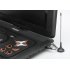 14 Inch 1024x768 Portable DVD Player with 16 9 aspect ratio HITACHI lens and a 270 Degree Swivel Rotation screen makes gaming and movies fun on the go