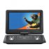 14 Inch 270 Degree Rotating Screen region free DVD Player is your perfect tool to keep the family entertained on those long journeys