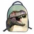14 Inch 3D Children Cool Dinosaur Backpack Exquisite Schoolbag Travelling Shoulder Bag Gift