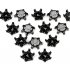 14 Pcs Golf Spikes Pins Turn Fast Shoe Spikes Durable Replacement Set Ultra Thin Cleats Pins golf shoes Parts black