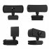 1440P Full Hd Pc Webcam with Mic Live Streaming Web Camera for Usb Desktop Computer Laptop K420 Black