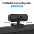 1440P Full Hd Pc Webcam with Mic Live Streaming Web Camera for Usb Desktop Computer Laptop K420 Black