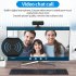1440P Full Hd Pc Webcam with Mic Live Streaming Web Camera for Usb Desktop Computer Laptop K420 Black