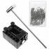 147pcs Watch Repair Kit With Storage Case Included Adjustable Case Remover Link Pin Spring Bar For Watchmaker 47pcs Set