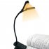 14LEDs Led Clip On Book Light Adjustable 3 Color Temperatures 8 Brightness USB Rechargeable Desk Lamp Perfect For Book Lovers black