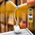 14LEDs Led Clip On Book Light Adjustable 3 Color Temperatures 8 Brightness USB Rechargeable Desk Lamp Perfect For Book Lovers White