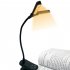 14LEDs Led Clip On Book Light Adjustable 3 Color Temperatures 8 Brightness USB Rechargeable Desk Lamp Perfect For Book Lovers White