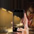 14LEDs Led Clip On Book Light Adjustable 3 Color Temperatures 8 Brightness USB Rechargeable Desk Lamp Perfect For Book Lovers White