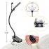 14LEDs Led Clip On Book Light Adjustable 3 Color Temperatures 8 Brightness USB Rechargeable Desk Lamp Perfect For Book Lovers White