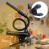 14LEDs Led Clip On Book Light Adjustable 3 Color Temperatures 8 Brightness USB Rechargeable Desk Lamp Perfect For Book Lovers White