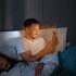 14LEDs Led Clip On Book Light Adjustable 3 Color Temperatures 8 Brightness USB Rechargeable Desk Lamp Perfect For Book Lovers White
