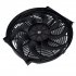 14in Electric Slim Radiator Cooling Fan Assembly 12V Universal Parts with Mounting Kit 14 inch fan   installation accessories