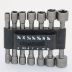 14pcs Drill Bit Adapter Socket Tool Steel 40cr Inner Hexagon Socket