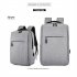 15 6 Inch Men Women Waterproof Laptop  Backpack Multifunctional Large Capacity Usb Charging Case Laptop Bag For Work Travel grey