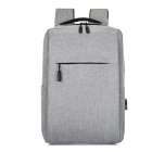 15.6 Inch Men Women Waterproof Laptop  Backpack Multifunctional Large Capacity Usb Charging Case Laptop Bag For Work Travel grey