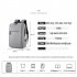 15 6 Inch Men Women Waterproof Laptop  Backpack Multifunctional Large Capacity Usb Charging Case Laptop Bag For Work Travel Red