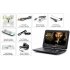 15 6 Inch Portable DVD Player with built in screen and Copy Function  enjoy your favorite DVDs and videos on its large 270 degree swivel screen