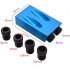 15 Degree Woodworking Oblique Hole Locator Drill Bits Pocket Hole Fixture Kit