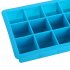 15 Hole Food Grade Silicone Ice Cube Mold Whisky Ice Tray with Lid Square shape DIY Ice Mold