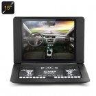 15 Inch Portable DVD Player with Copy Function and a high quality TFT LED screen  Excellent design and affordable wholesale price 