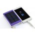 15000mAh Portable Power Bank has a Solar Panel for recharging  two USB Ports as well as Multiple Phone Adapting Tips