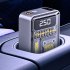 150PSI Tire Inflator Portable Air Compressor  60W Electric Tire Pump with LCD Digital  Rechargeable 3600mAh Battery Powered