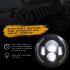150W 7   Round LED Headlight with High Low Beam 15000LM DRL Turn Signal Light Warm yellow 4300K