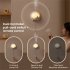 150ml Aroma Diffuser Wall Mounted Aromatherapy Diffuser with Remote Control Night Light Deep Wood Grain