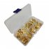 150pcs Copper Ring Cable Terminal Combination Set M3 M4 M5 M6 M8 M10 Terminal Block For Household Appliances Brass color DC DC DC DC